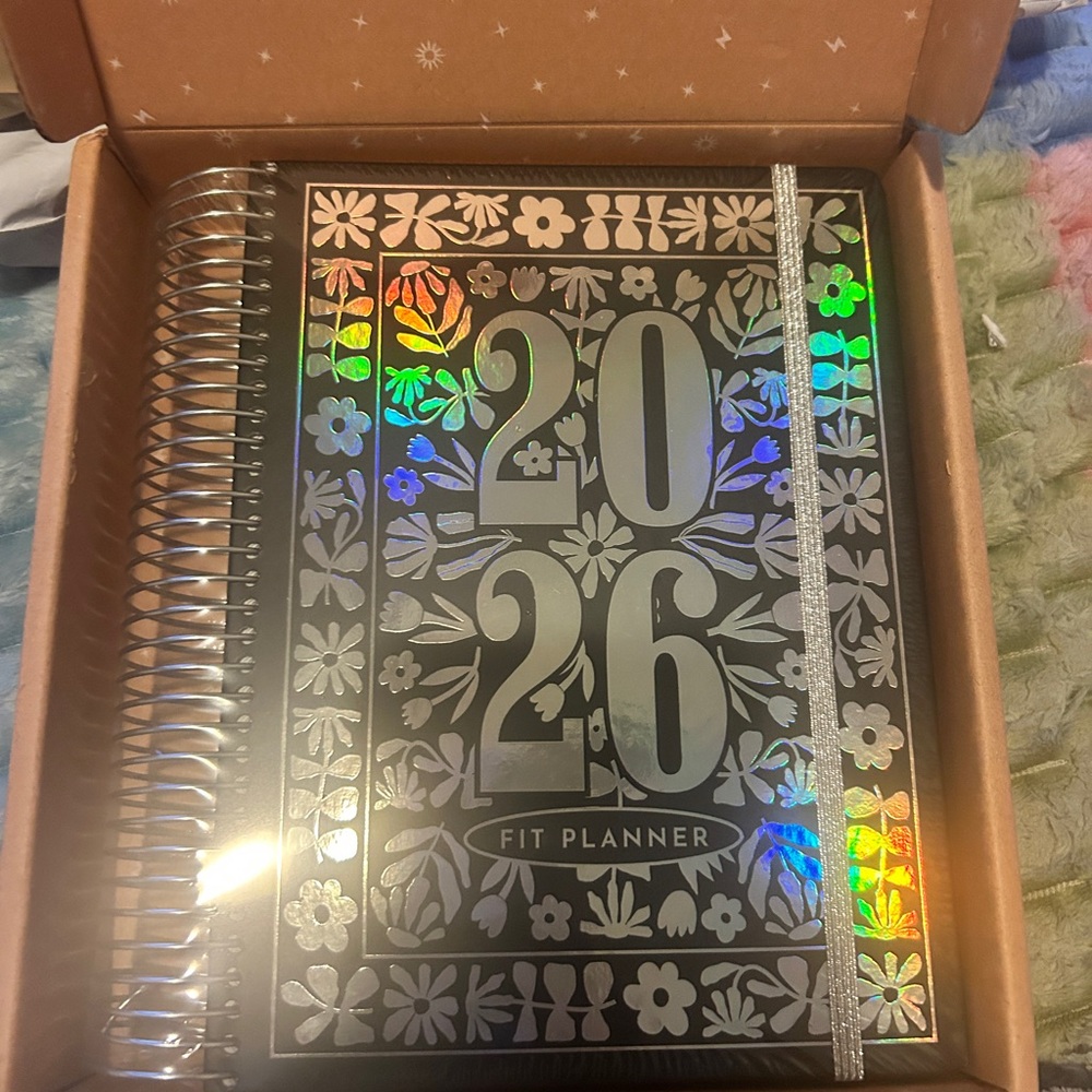 2026 Fit Blogilates popflex fitPlanner with Holographic Cover